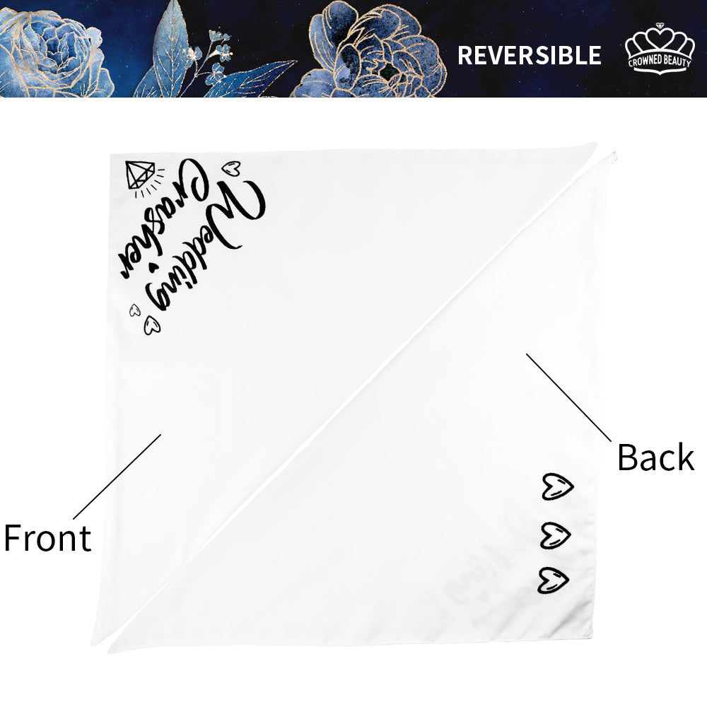 Wedding Crasher Dog Bandanas Reversible Grande 2 Pack, My Humans are Getting Married DB45-L