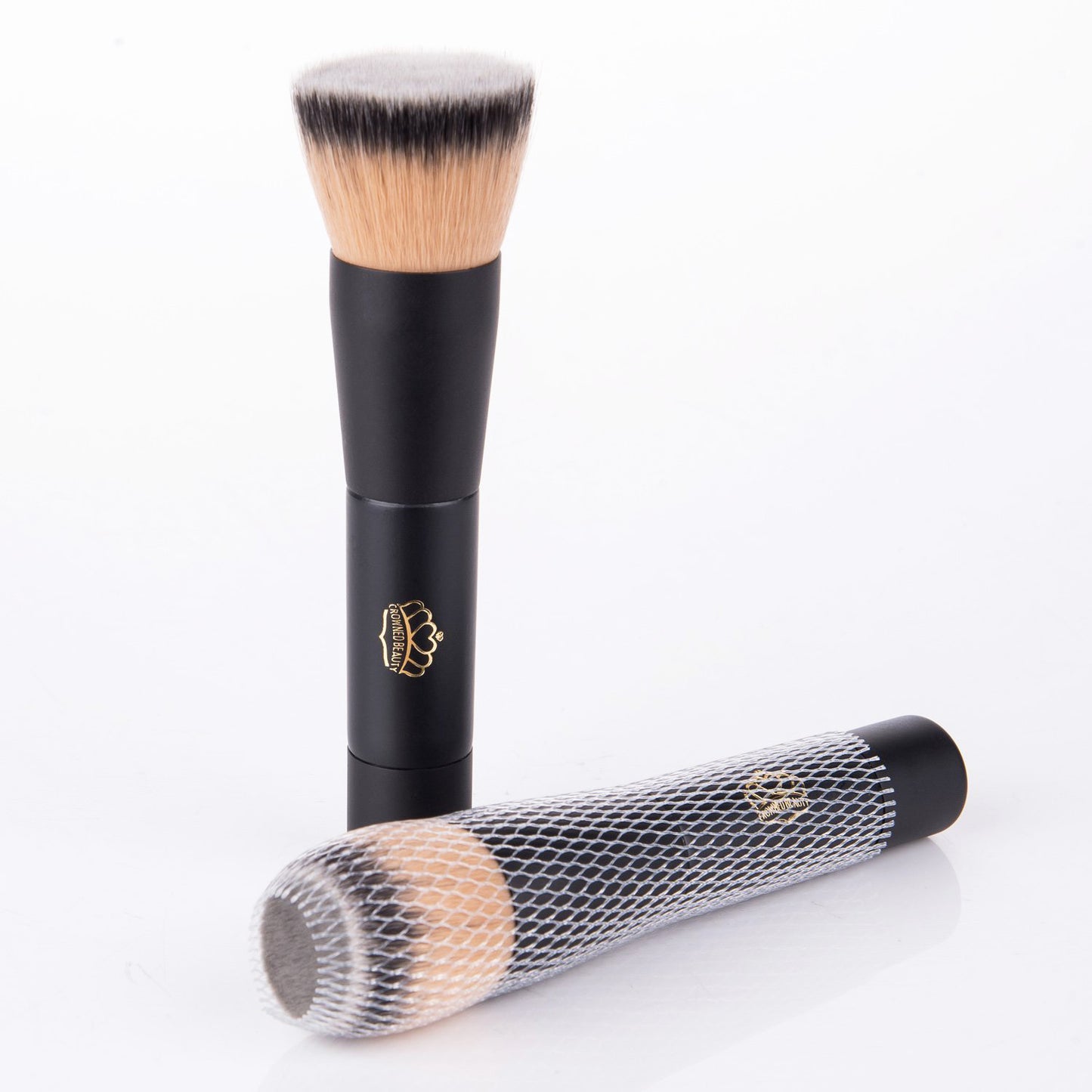 CROWNED BEAUTY Flat Kabuki  Foundation Brush