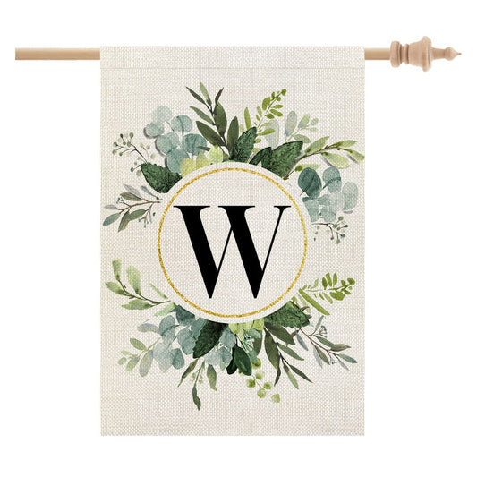 Monogram Initial House Flag 28×40 Inches